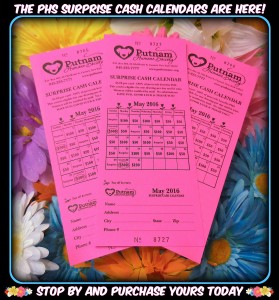 Cash Calendar May 2016 flyer