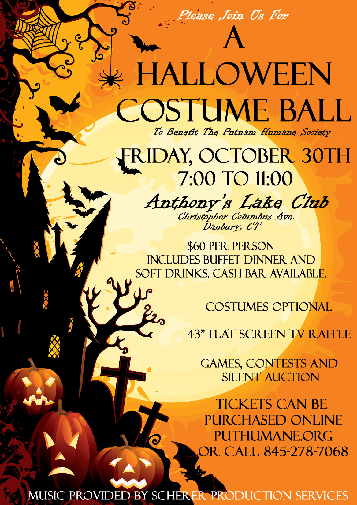 halloween costume flyer