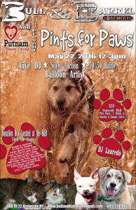 Pints for Paws at Bull & Barrel 2016
